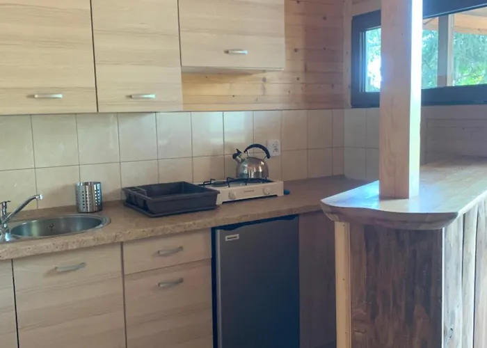 Nad Jeziorem Wilczynskim Dla Czterech Osob, Sypialnia Z Lozem Malzenskim Oraz Salon Z Rozkladanym Naroznikiem Ferienhaus