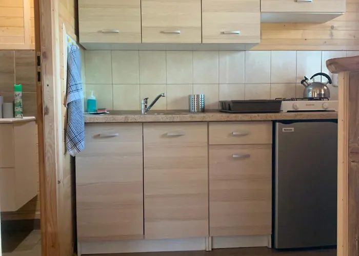 Nad Jeziorem Wilczynskim Dla Czterech Osob, Sypialnia Z Lozem Malzenskim Oraz Salon Z Rozkladanym Naroznikiem Ferienhaus